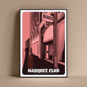 BOOWY 1985 LONDON MARQUEE CLUB オリジナルポスター BOOWY 1985 LONDON MARQUEE CLUB復刻ポスター
