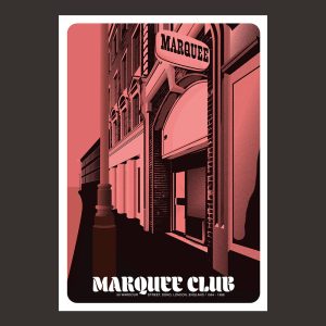 BOOWY 1985 LONDON MARQUEE CLUB オリジナルポスター BOOWY 1985 LONDON MARQUEE CLUB復刻ポスター